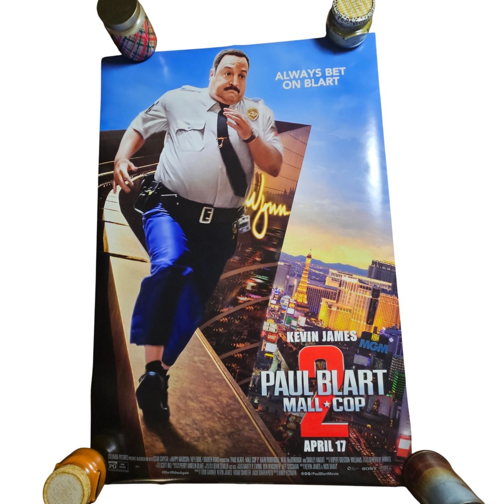 Paul Blart: Mall Cop 2 2015 Promo Movie Poster 27x40 Kevin James Raini Rodriguez